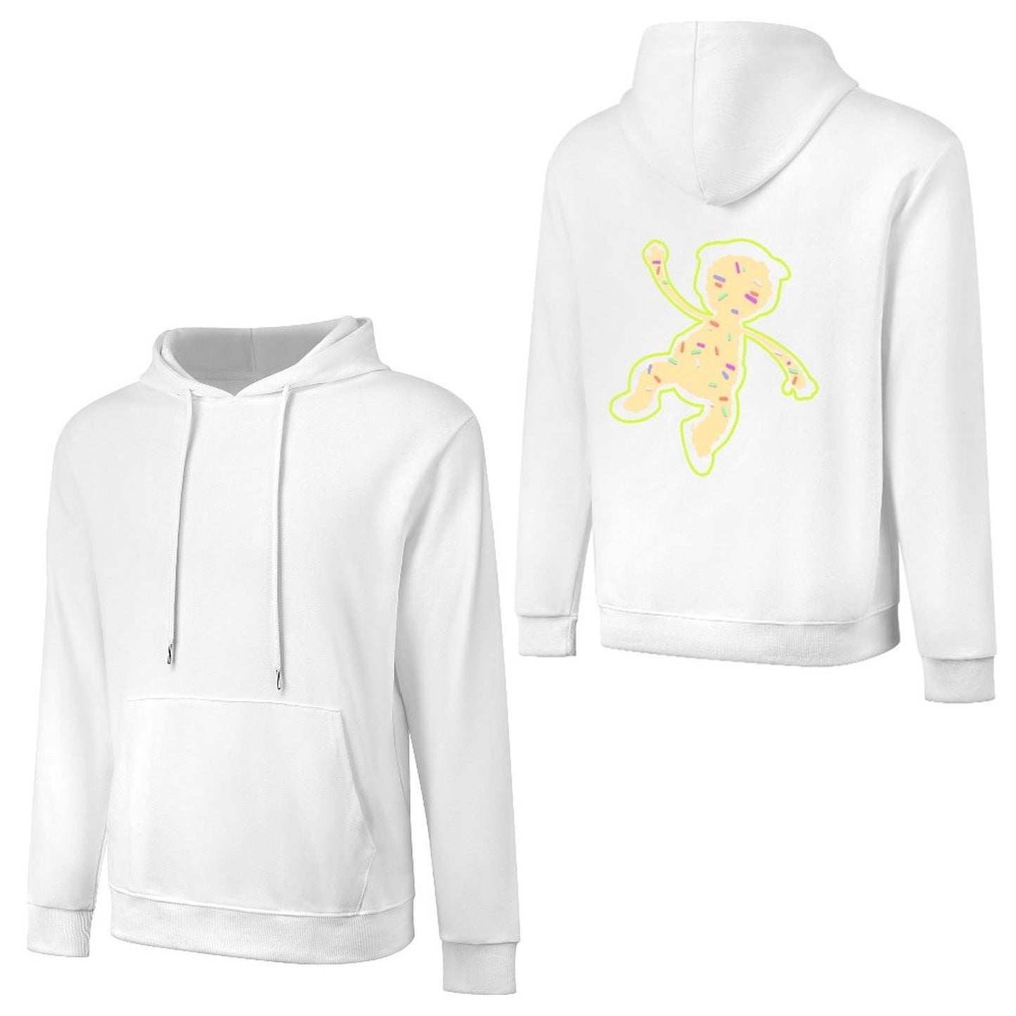 Inlex bear hooded pocket sweatshirt with back detailNatural NeutralHoodie