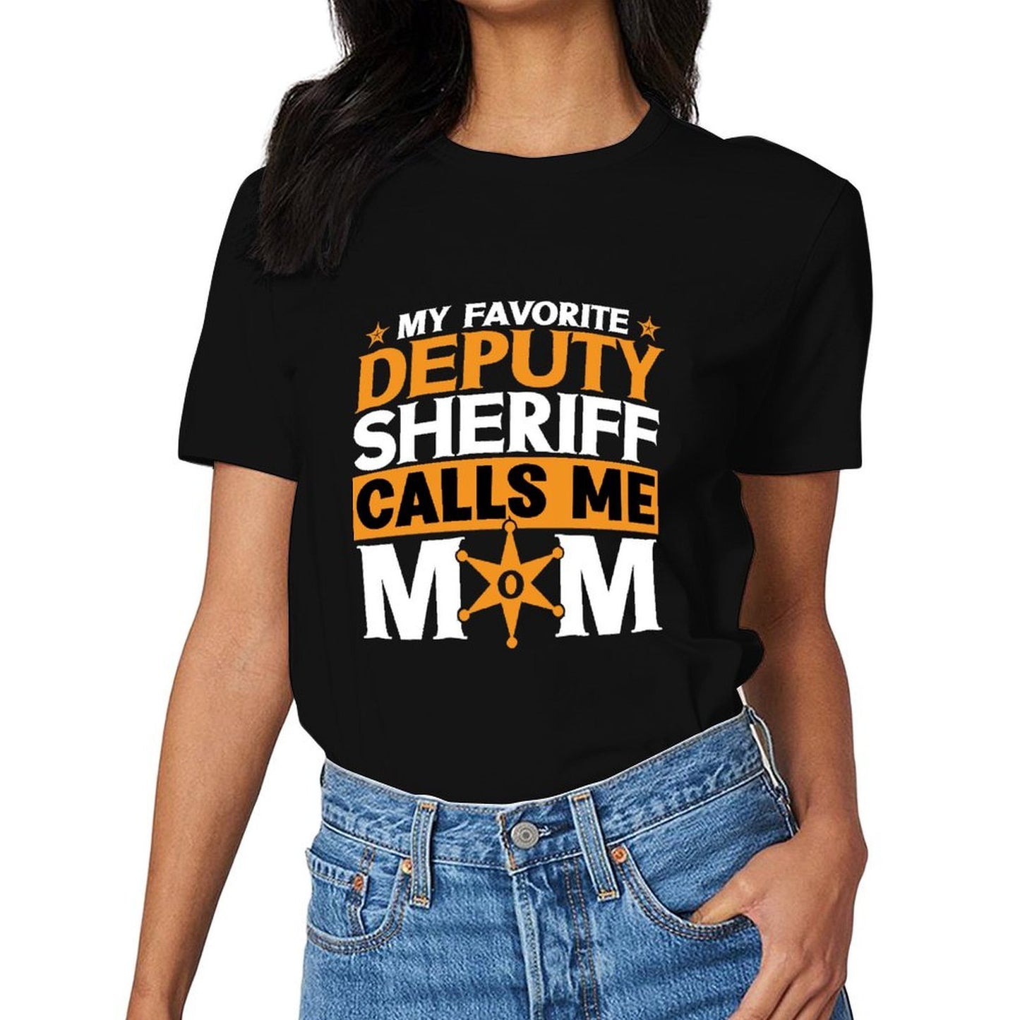 Inkmay Casual Cotton T-shirt Orange Background With Black Text Calls Unisex T-shirtSoftstyle Neat T-Shirt