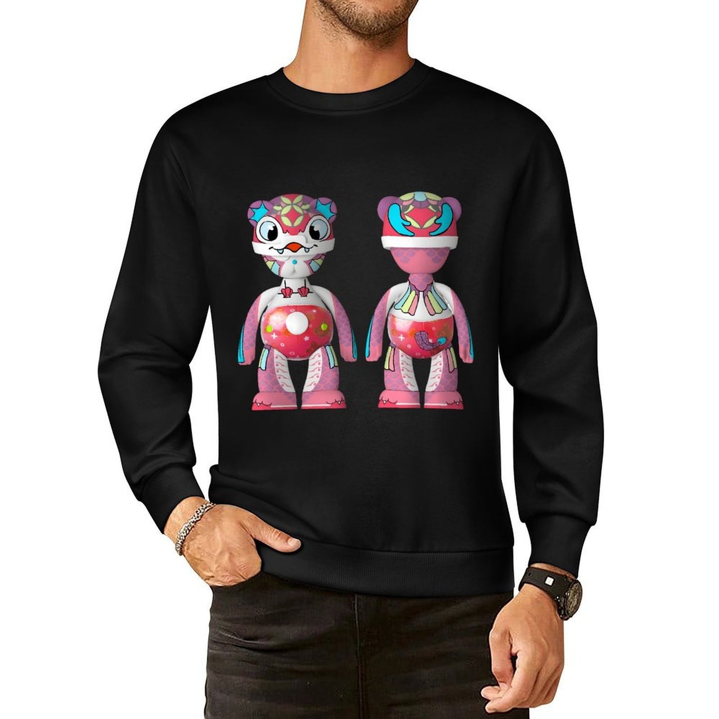 IPIB 250g Crew Neck Long Sleeve Sweatshirt Front GraphicCrew Neck Long Sleeve Sweatshirt6000077-4