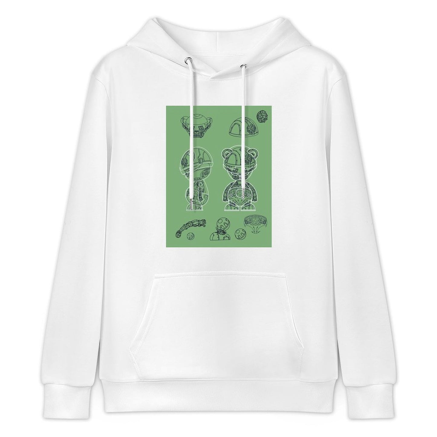 Hoodie Front PatternEasyWear TrueFit