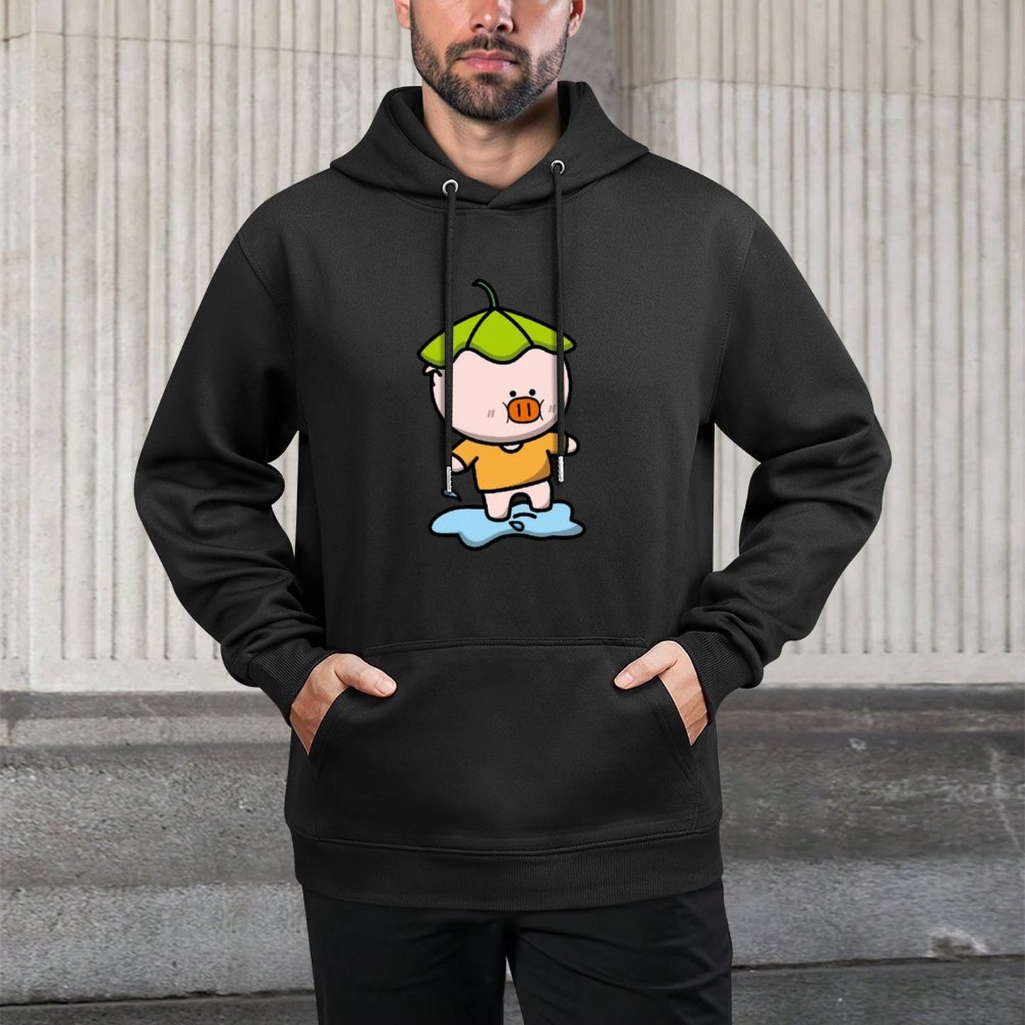 IPBR 250g Hooded Pocket Sweatshirt Front GraphicMen's Hooded  Sweatshirt4000276