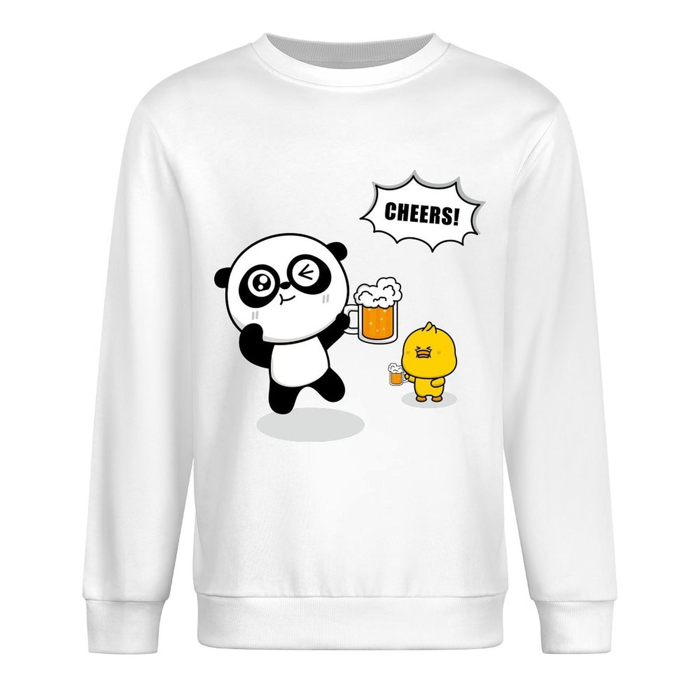 IPBR 250g Crew Neck Long Sleeve Sweatshirt Front GraphicCrew Neck Long Sleeve Sweatshirt4001000