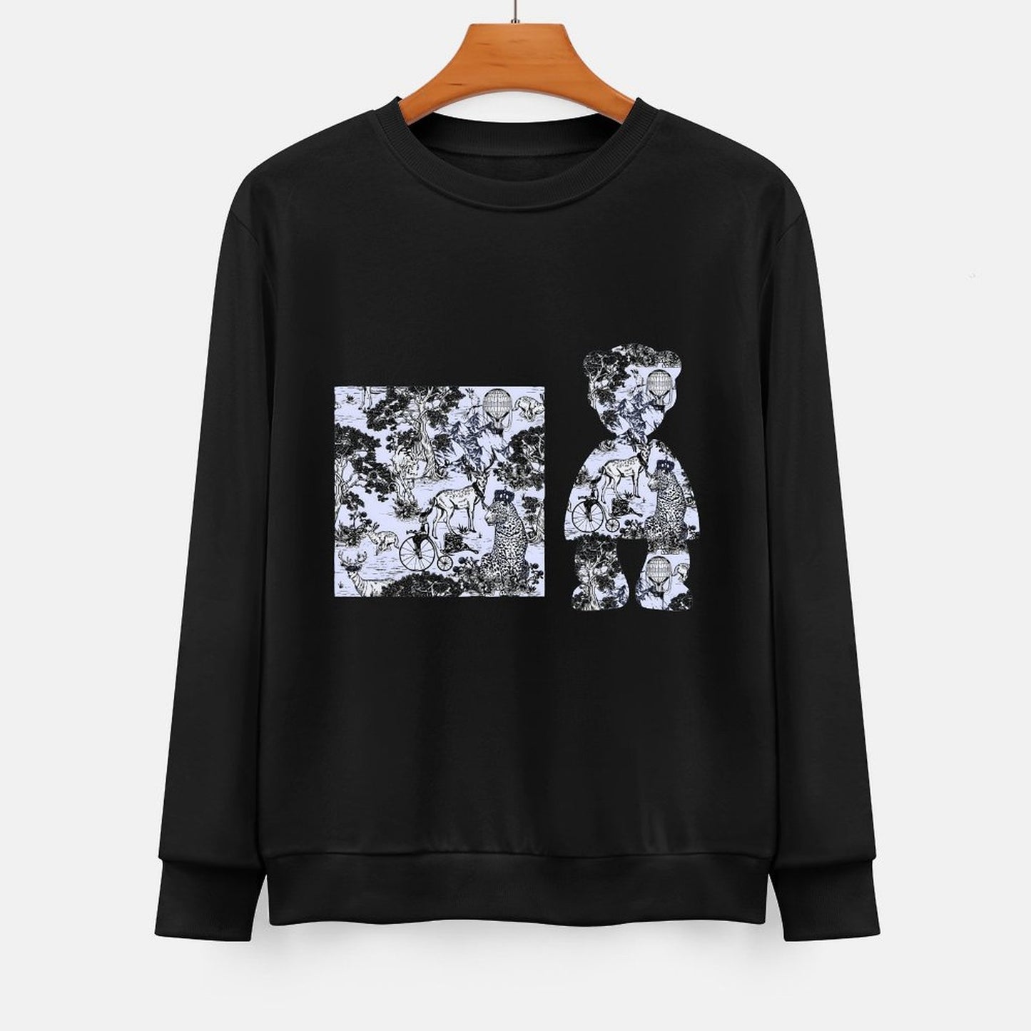 IPIB 250g Crew Neck Long Sleeve Sweatshirt Front GraphicCrew Neck Long Sleeve Sweatshirt6000100-4