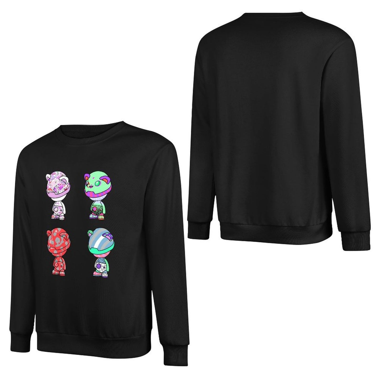 IPIB 250g Crew Neck Long Sleeve Sweatshirt Front GraphicCrew Neck Long Sleeve Sweatshirt6000073-1