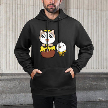 IPBR 250g Hooded Pocket Sweatshirt Front GraphicMen's Hooded  Sweatshirt4001313