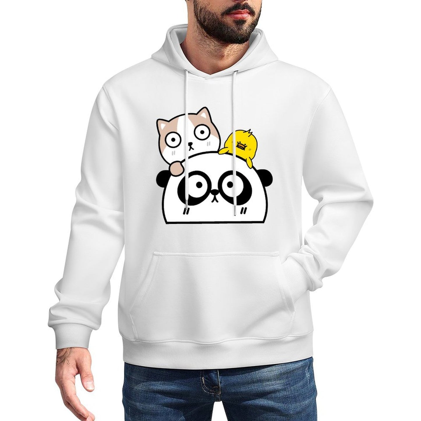 IPBR 250g Hooded Pocket Sweatshirt Front GraphicMen's Hooded  Sweatshirt4000385