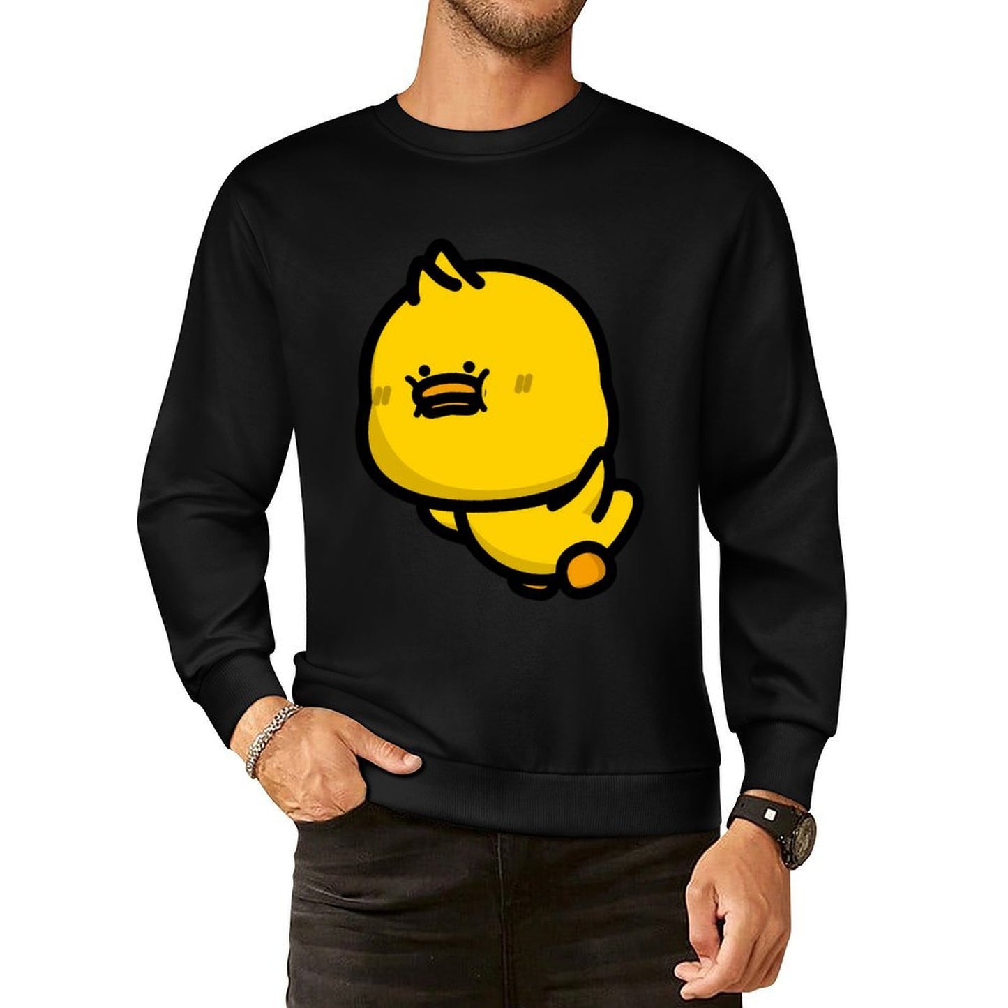 IPBR 250g Crew Neck Long Sleeve Sweatshirt Front GraphicCrew Neck Long Sleeve Sweatshirt4001039