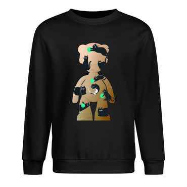 IPIB 250g Crew Neck Long Sleeve Sweatshirt Front GraphicCrew Neck Long Sleeve Sweatshirt6000135-4
