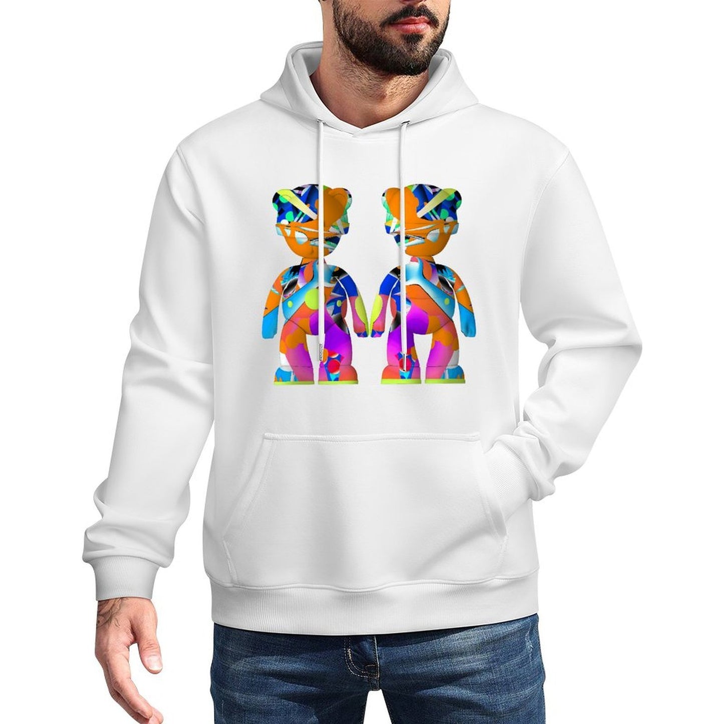 IPIB 250g Hooded Pocket Sweatshirt Front GraphicMen's Hooded  Sweatshirt6000146-1
