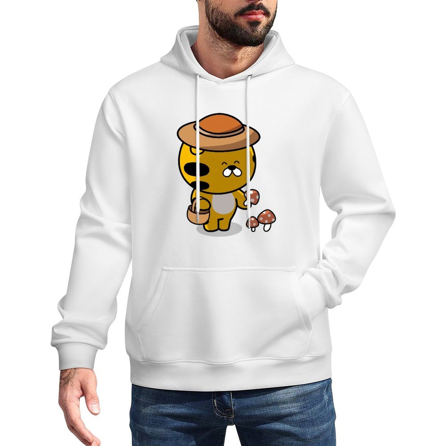 RegularFit SmoothWear Front Graphic Hoodies