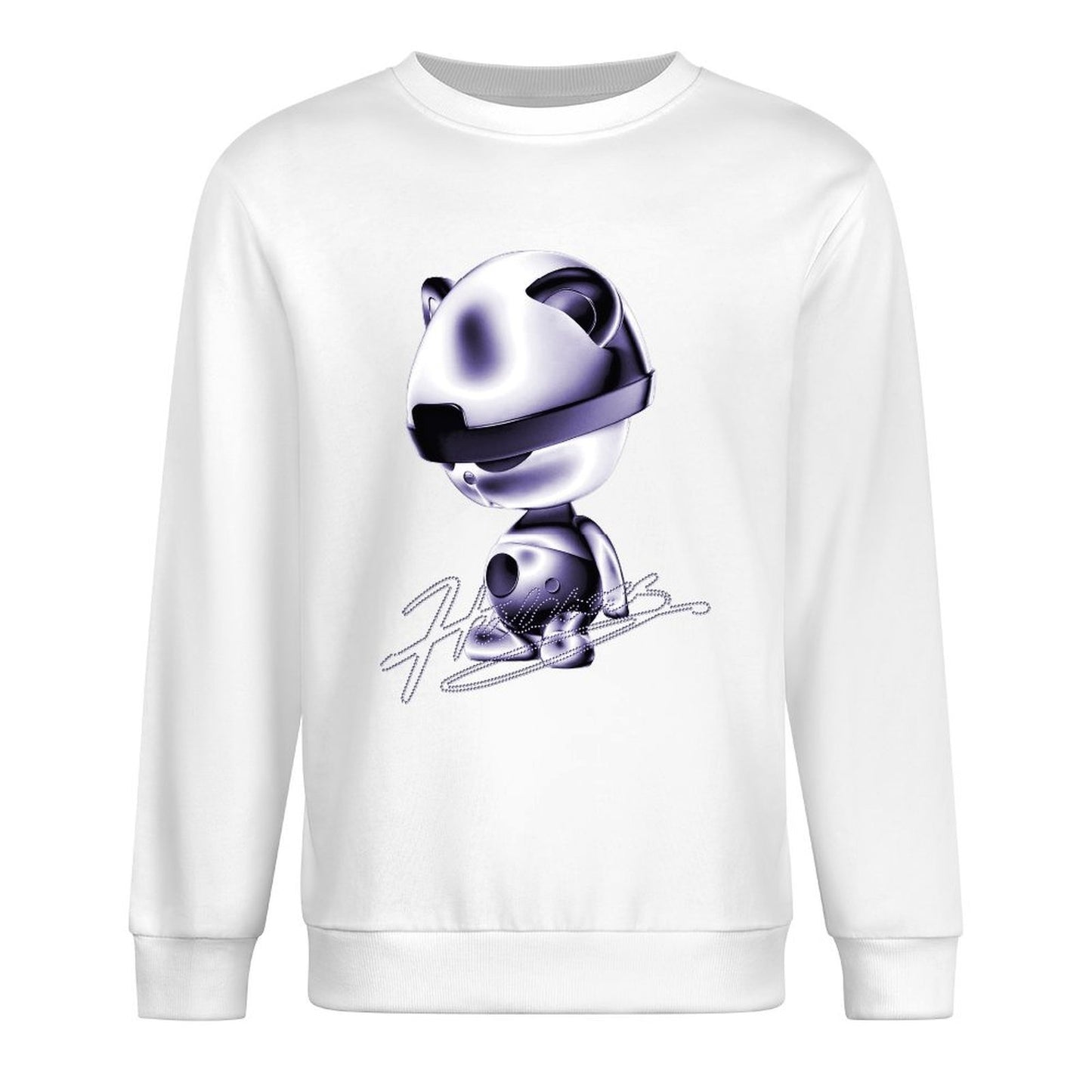 IPIB 250g Crew Neck Long Sleeve Sweatshirt Front GraphicCrew Neck Long Sleeve Sweatshirt6000027-1