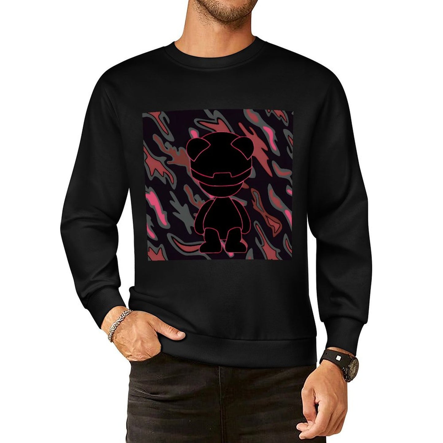 IPIB 250g Crew Neck Long Sleeve Sweatshirt Front GraphicCrew Neck Long Sleeve Sweatshirt6000023-5