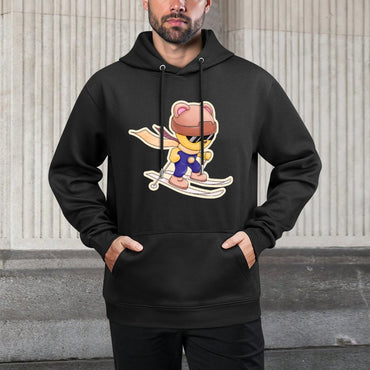 IPIB 250g Hooded Pocket Sweatshirt Front GraphicMen's Hooded  Sweatshirt6000049-1