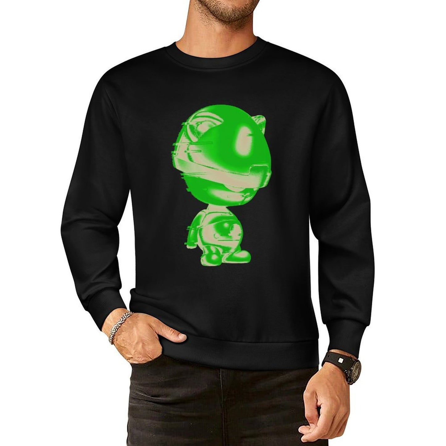 IPIB 250g Crew Neck Long Sleeve Sweatshirt Front GraphicCrew Neck Long Sleeve Sweatshirt6000020-3