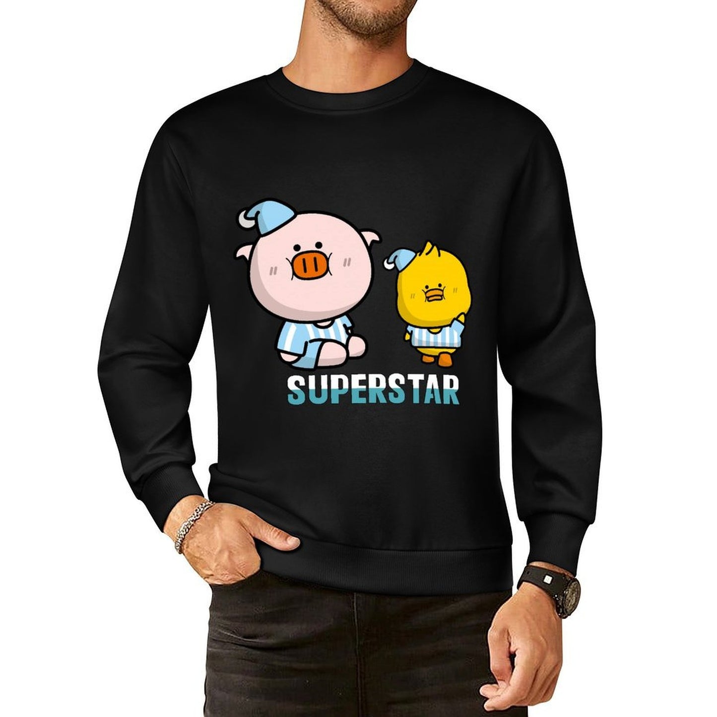 IPBR 250g Crew Neck Long Sleeve Sweatshirt Front GraphicCrew Neck Long Sleeve Sweatshirt4001282
