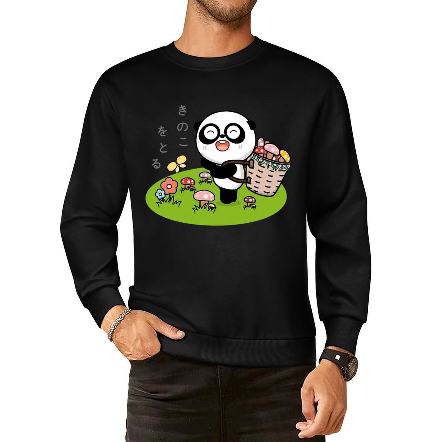 IPBR 250g Crew Neck Long Sleeve Sweatshirt Front GraphicCrew Neck Long Sleeve Sweatshirt4000960