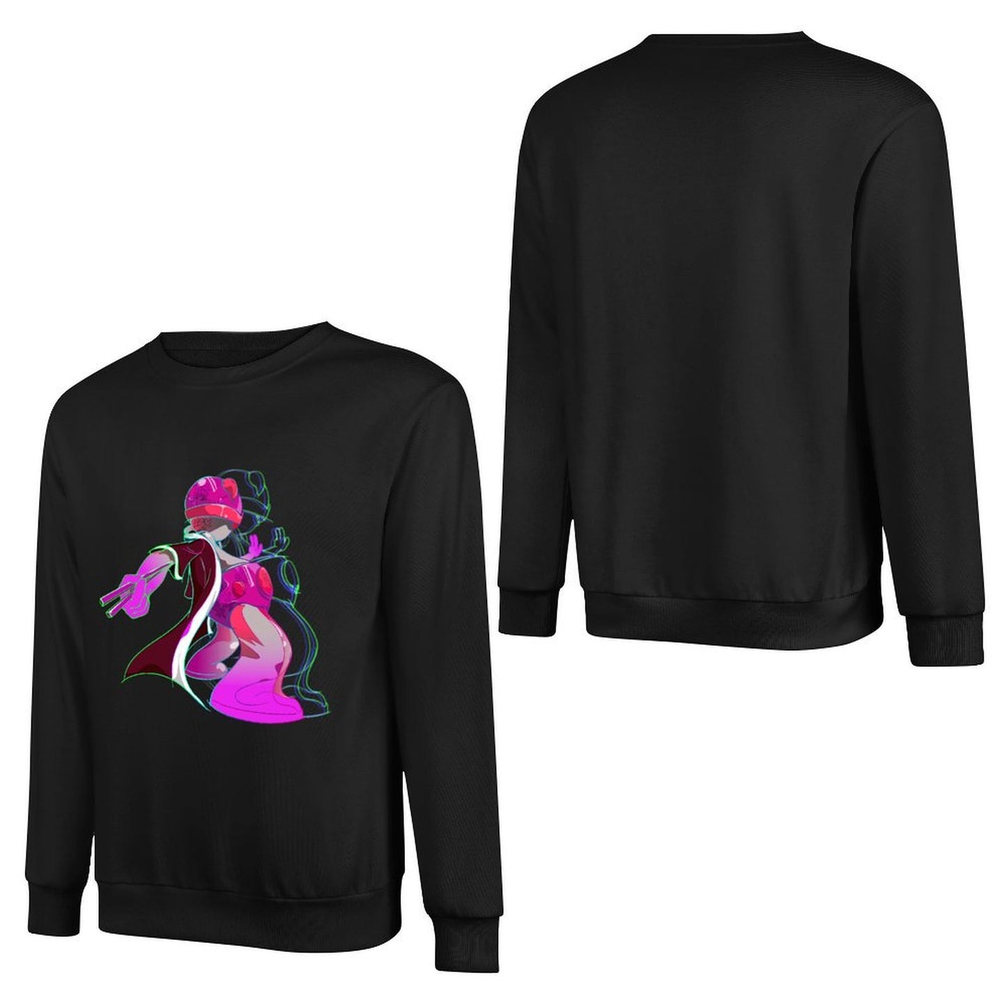 IPIB 250g Crew Neck Long Sleeve Sweatshirt Front GraphicCrew Neck Long Sleeve Sweatshirt6000009-2