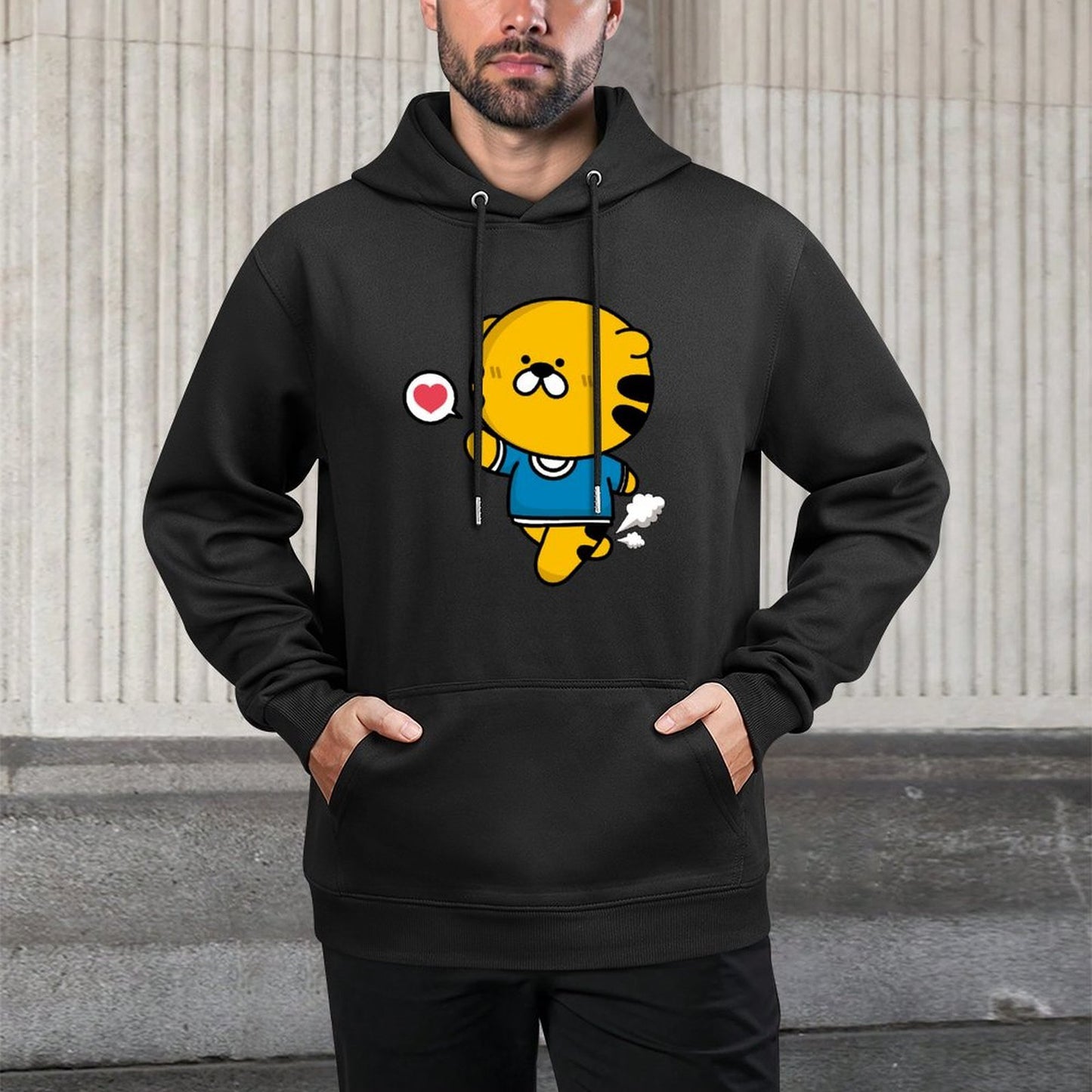 IPBR 250g Hooded Pocket Sweatshirt Front GraphicMen's Hooded  Sweatshirt4001342