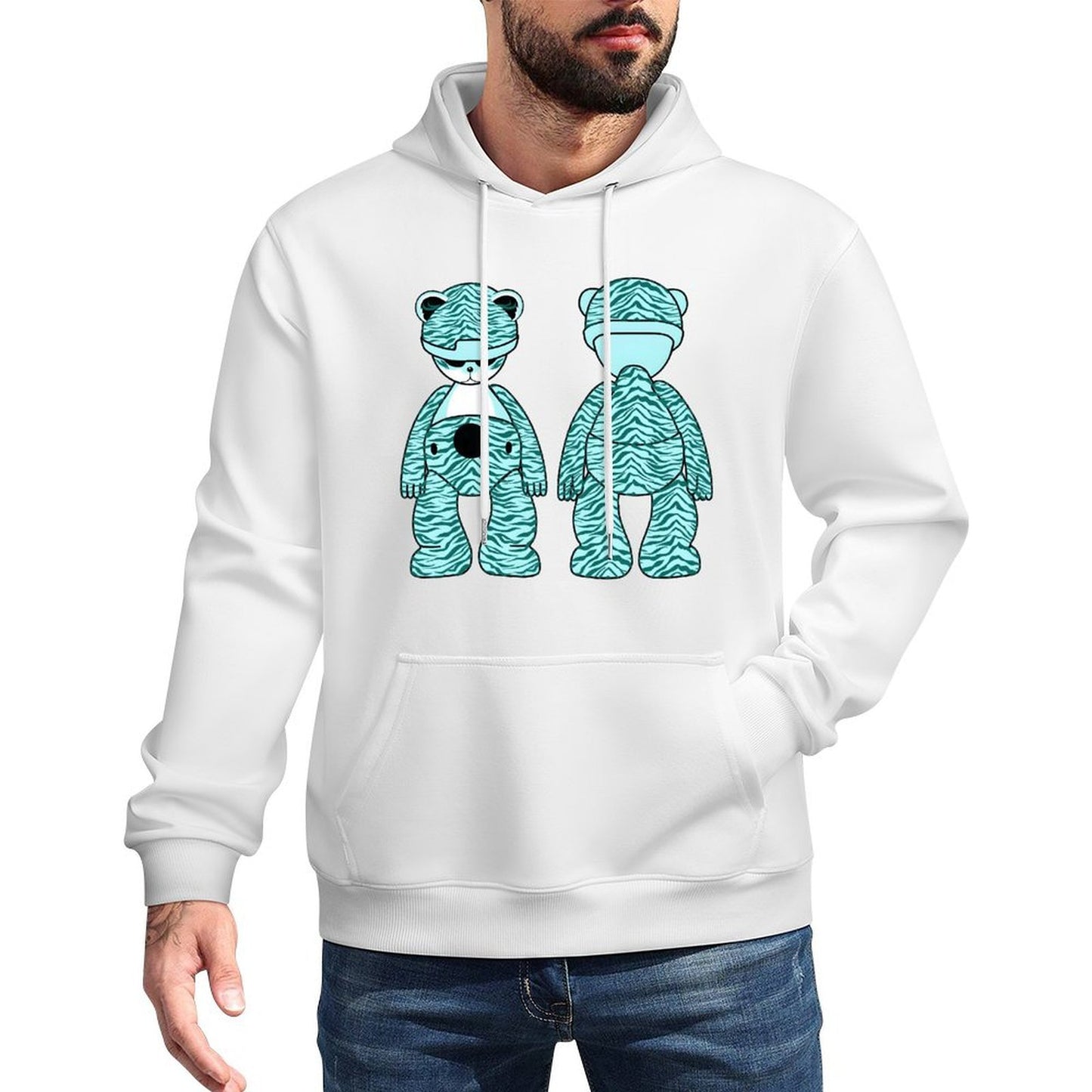 IPIB 250g Hooded Pocket Sweatshirt Front GraphicMen's Hooded  Sweatshirt6000099-5