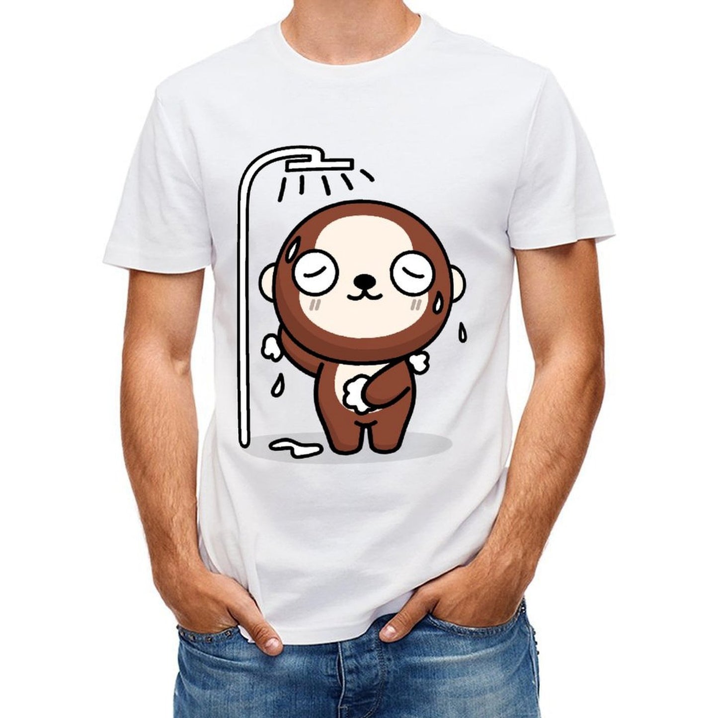 Design-Your-Own Casual Front Graphic T-shirt