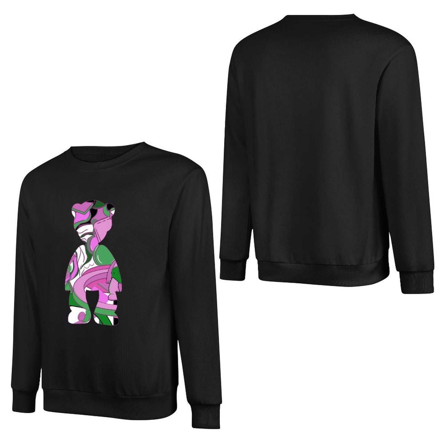 IPIB 250g Crew Neck Long Sleeve Sweatshirt Front GraphicCrew Neck Long Sleeve Sweatshirt6000046-1