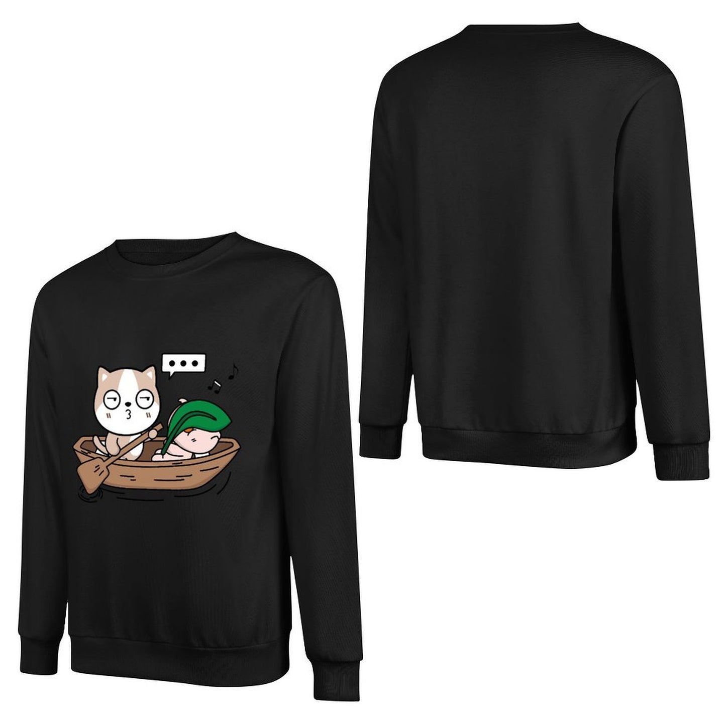 IPBR 250g Crew Neck Long Sleeve Sweatshirt Front GraphicCrew Neck Long Sleeve Sweatshirt4000993