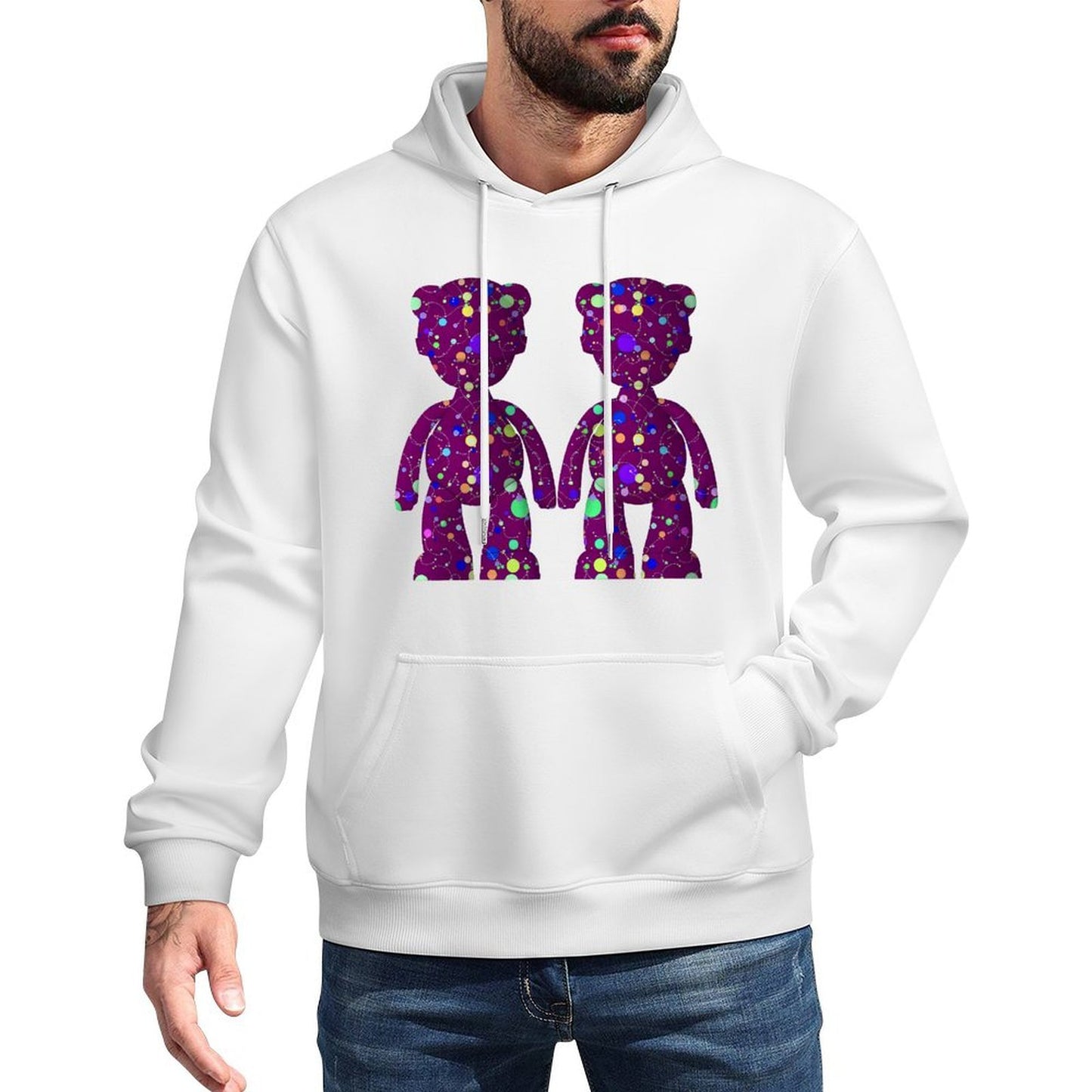 IPIB 250g Hooded Pocket Sweatshirt Front GraphicMen's Hooded  Sweatshirt6000092-1