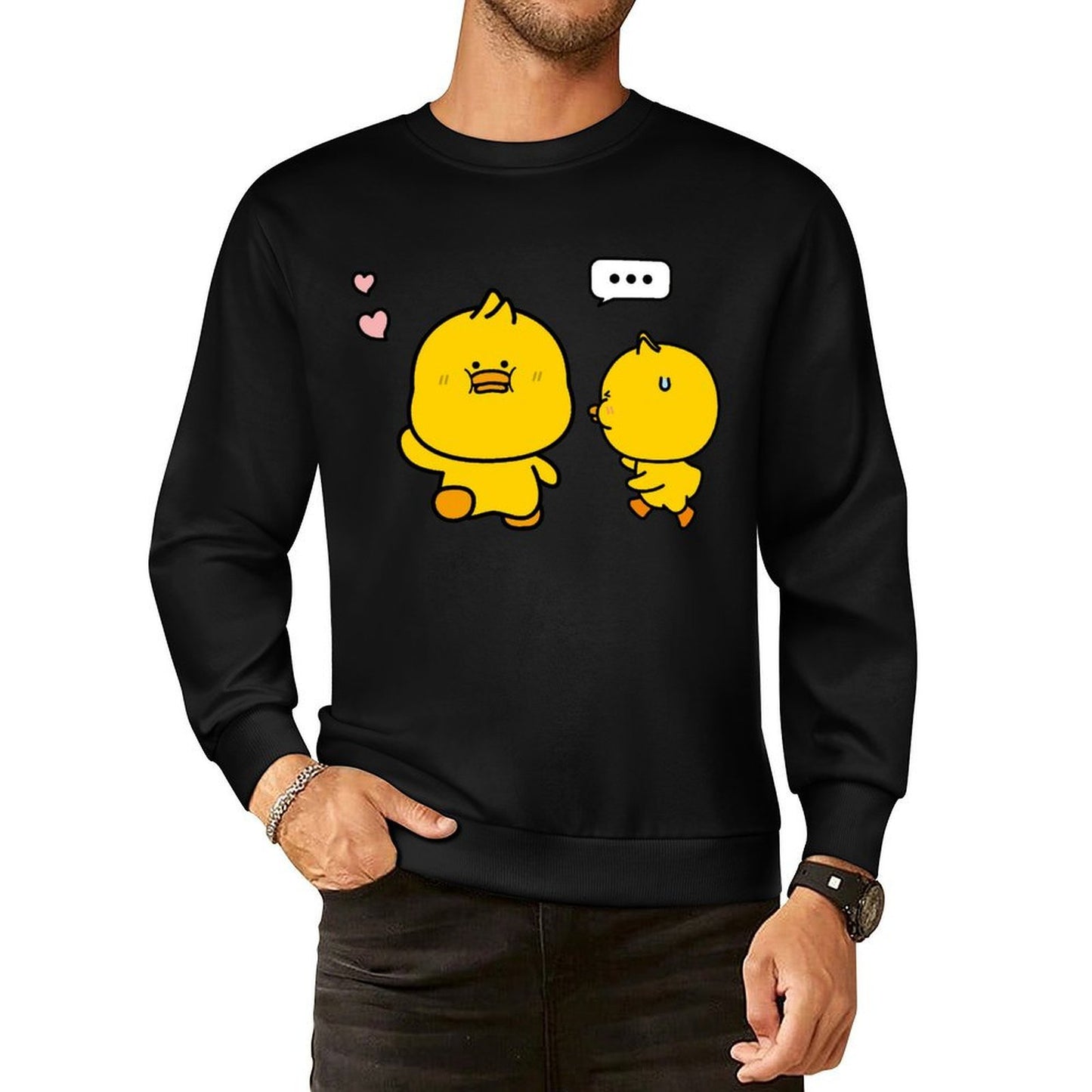 IPBR 250g Crew Neck Long Sleeve Sweatshirt Front GraphicCrew Neck Long Sleeve Sweatshirt4000866