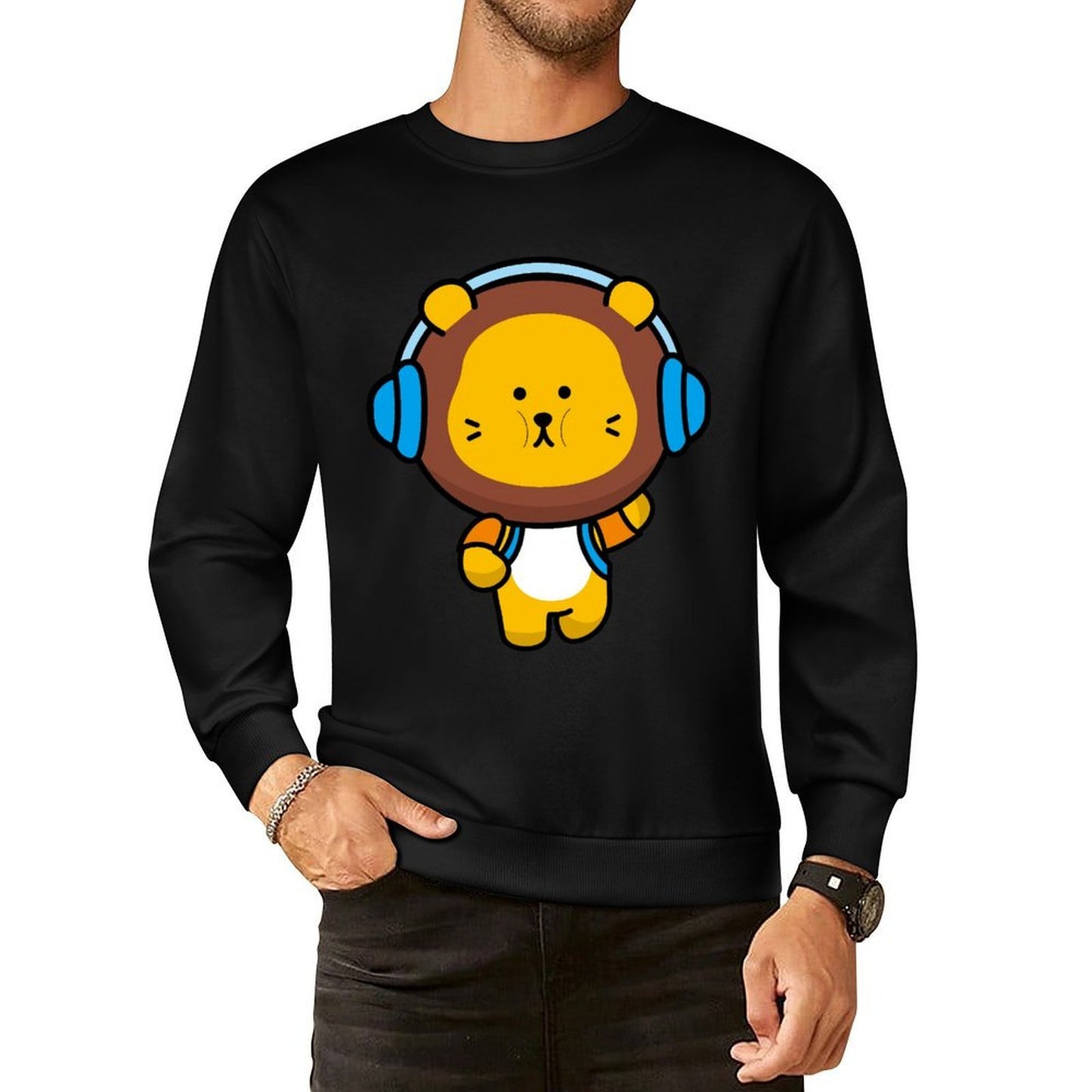 IPBR 250g Crew Neck Long Sleeve Sweatshirt Front GraphicCrew Neck Long Sleeve Sweatshirt4000138