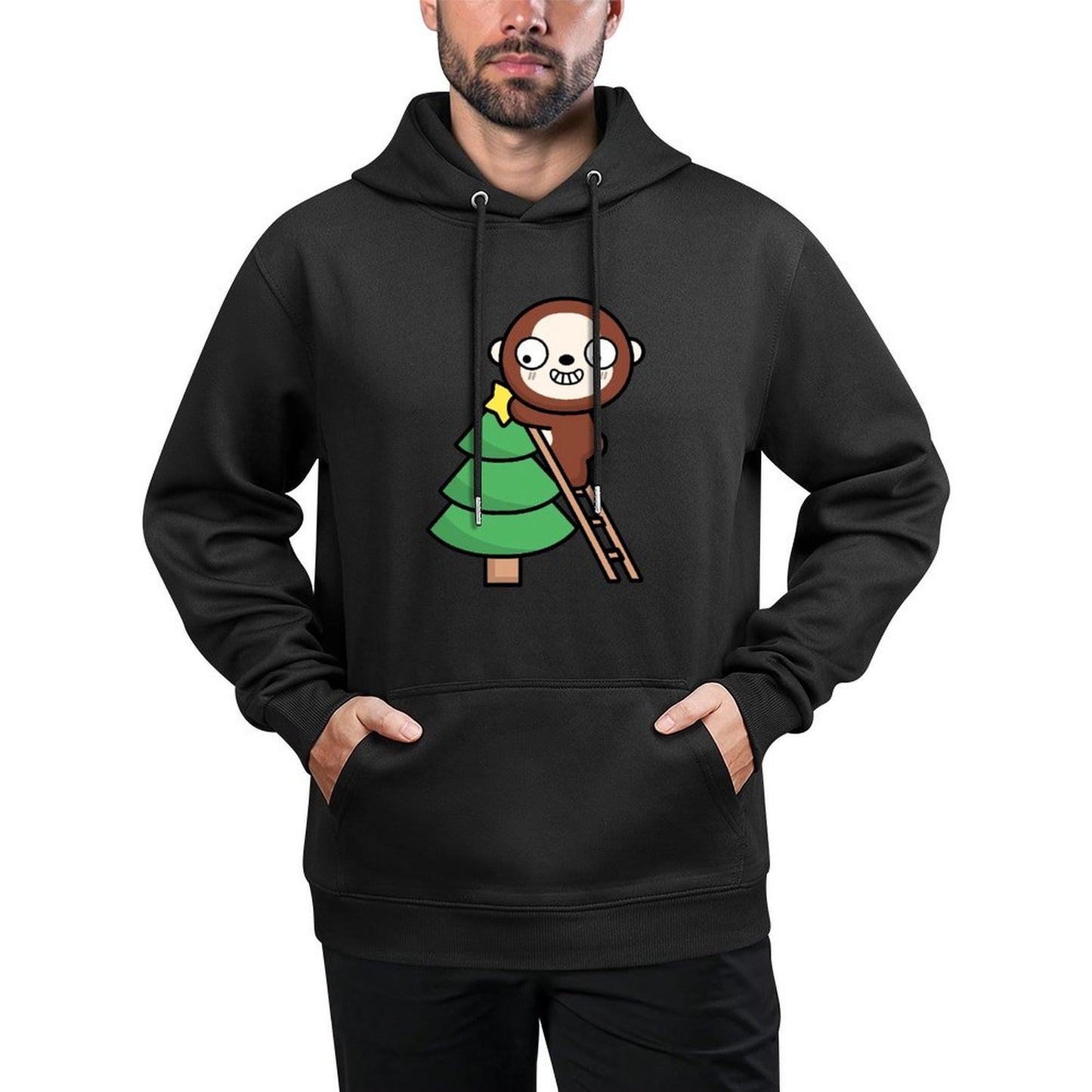 IPBR 250g Hooded Pocket Sweatshirt Front GraphicMen's Hooded  Sweatshirt4000055