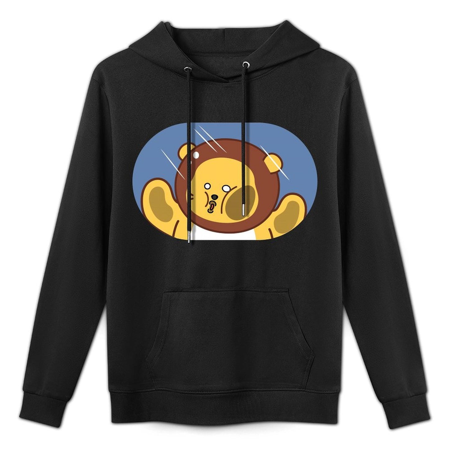 Vintage Fitted Front Graphic Hoodies