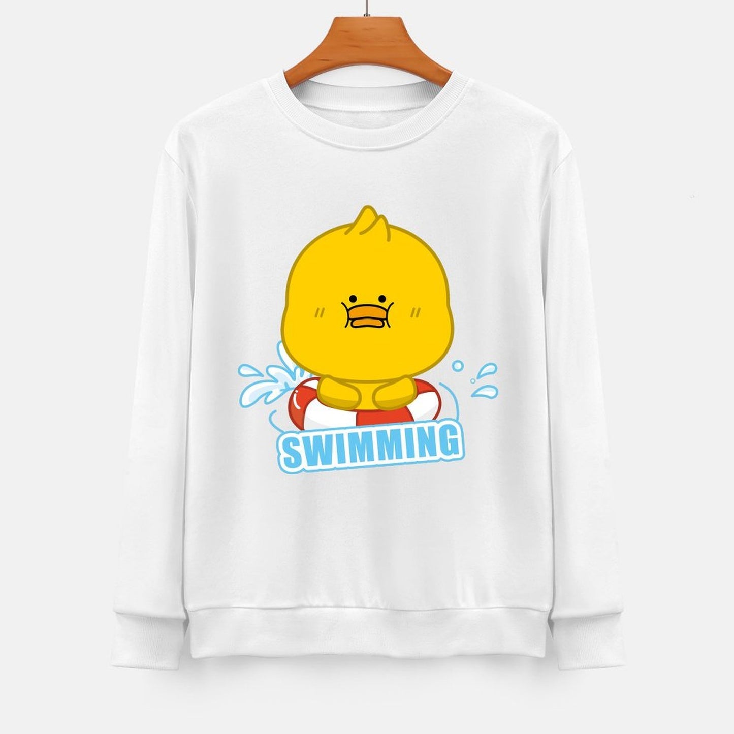 Front Patterned Long Sleeve TopStreetFit Lightweight