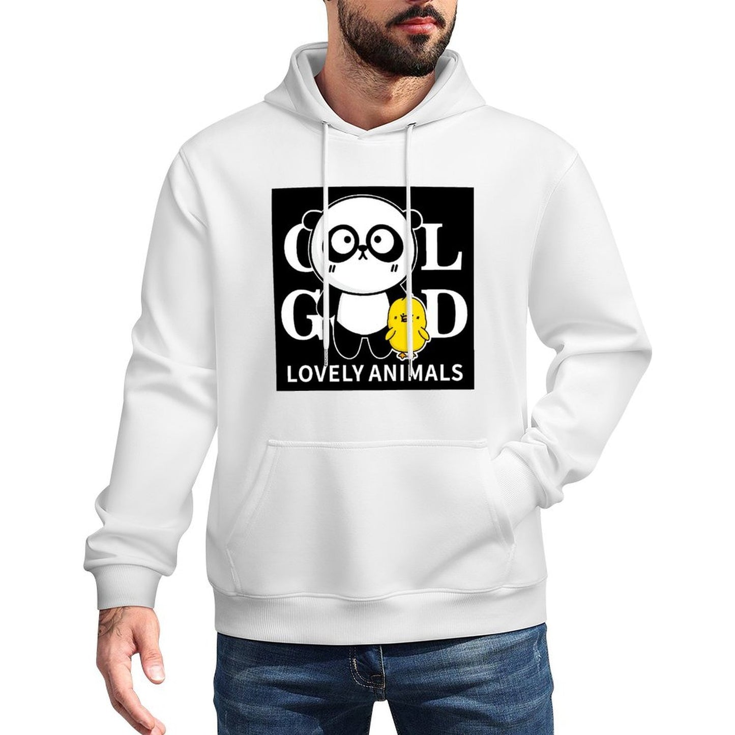 IPBR 250g Hooded Pocket Sweatshirt Front GraphicMen's Hooded  Sweatshirt4000386