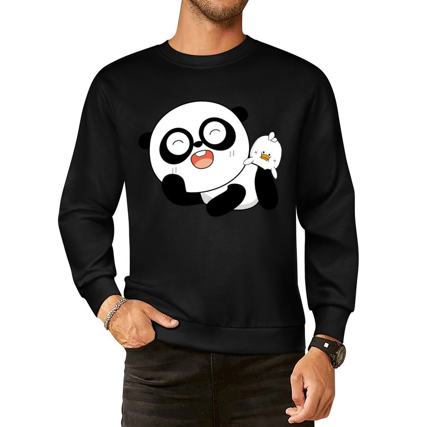 IPBR 250g Crew Neck Long Sleeve Sweatshirt Front GraphicCrew Neck Long Sleeve Sweatshirt4000778