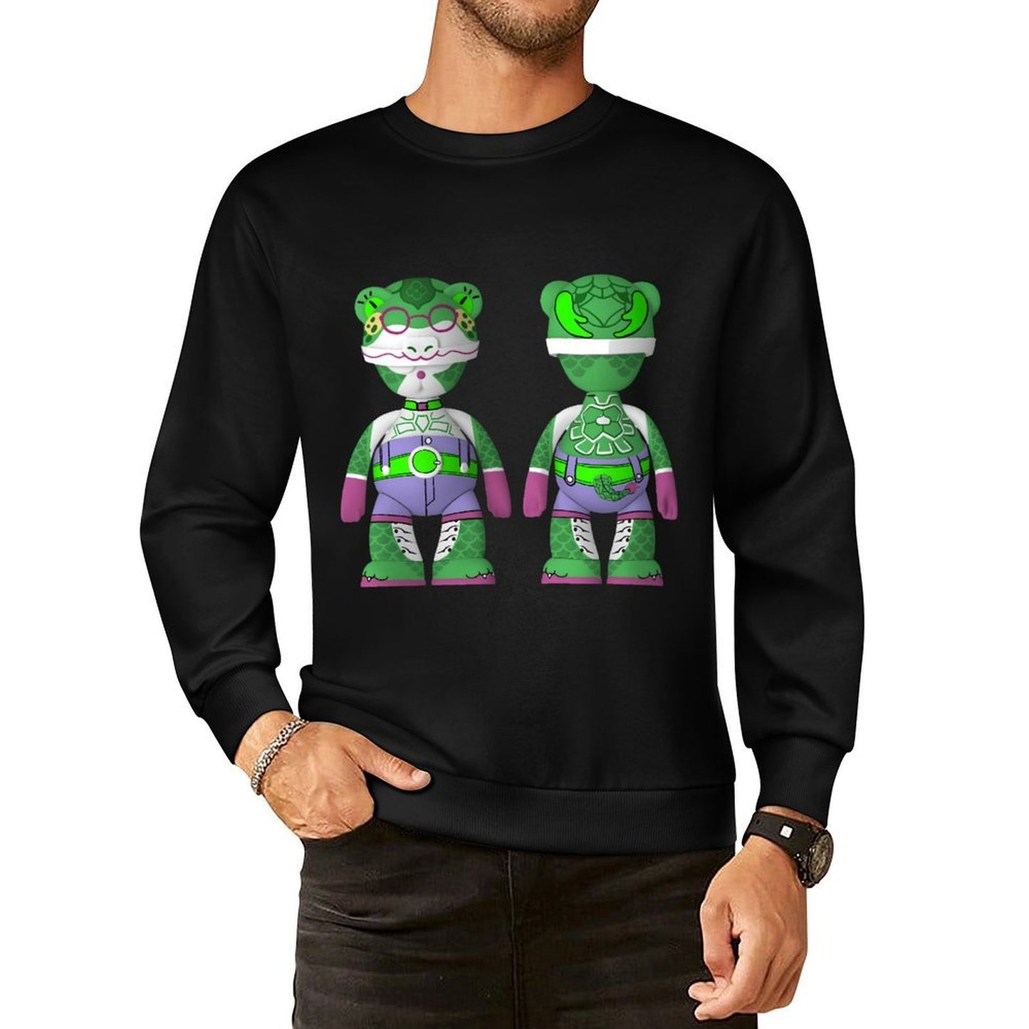 IPIB 250g Crew Neck Long Sleeve Sweatshirt Front GraphicCrew Neck Long Sleeve Sweatshirt6000075-4