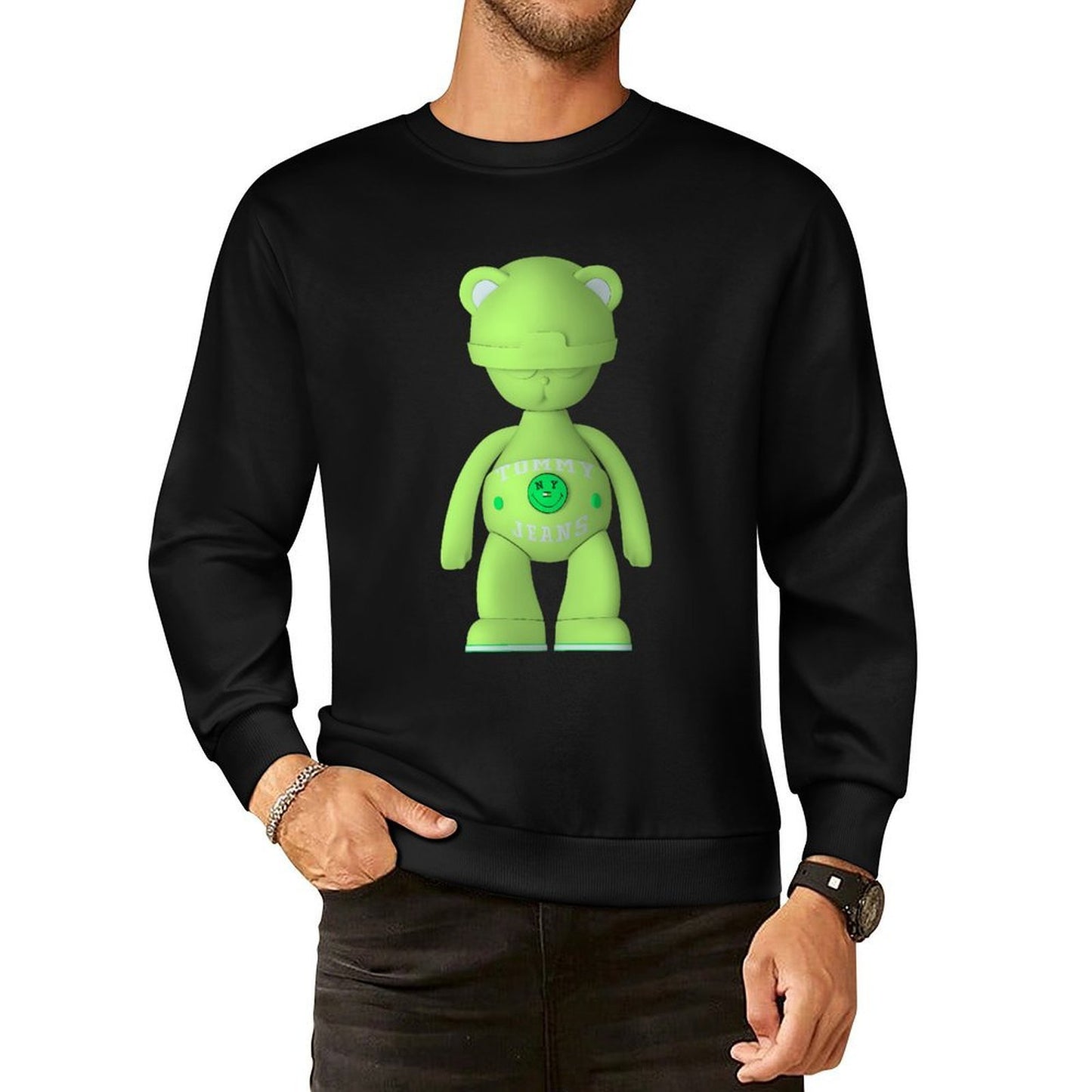 IPIB 250g Crew Neck Long Sleeve Sweatshirt Front GraphicCrew Neck Long Sleeve Sweatshirt6000122-5