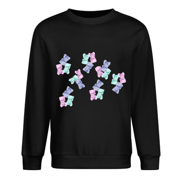 Long Sleeve With Front PatternPlain Solid