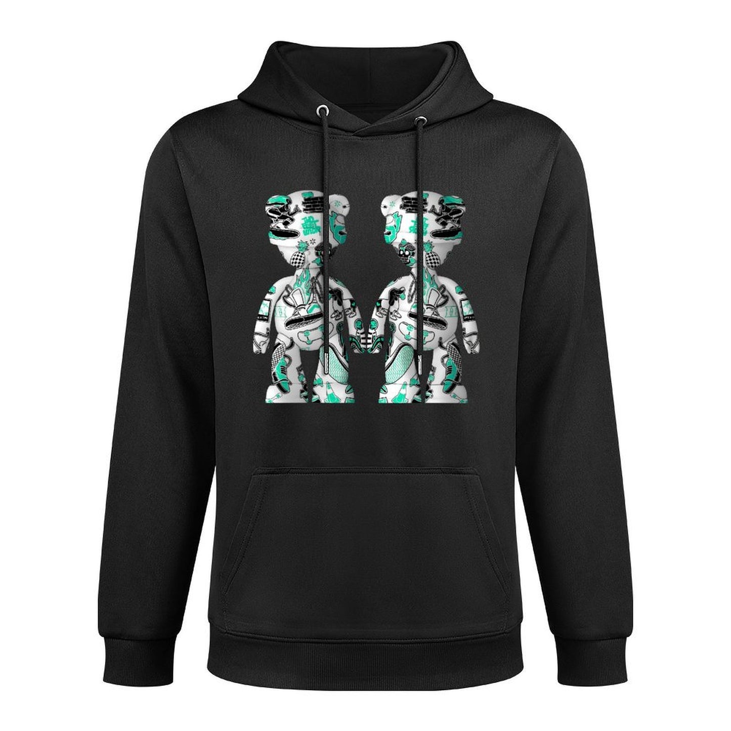 IPIB 250g Hooded Pocket Sweatshirt Front GraphicMen's Hooded  Sweatshirt6000085-4