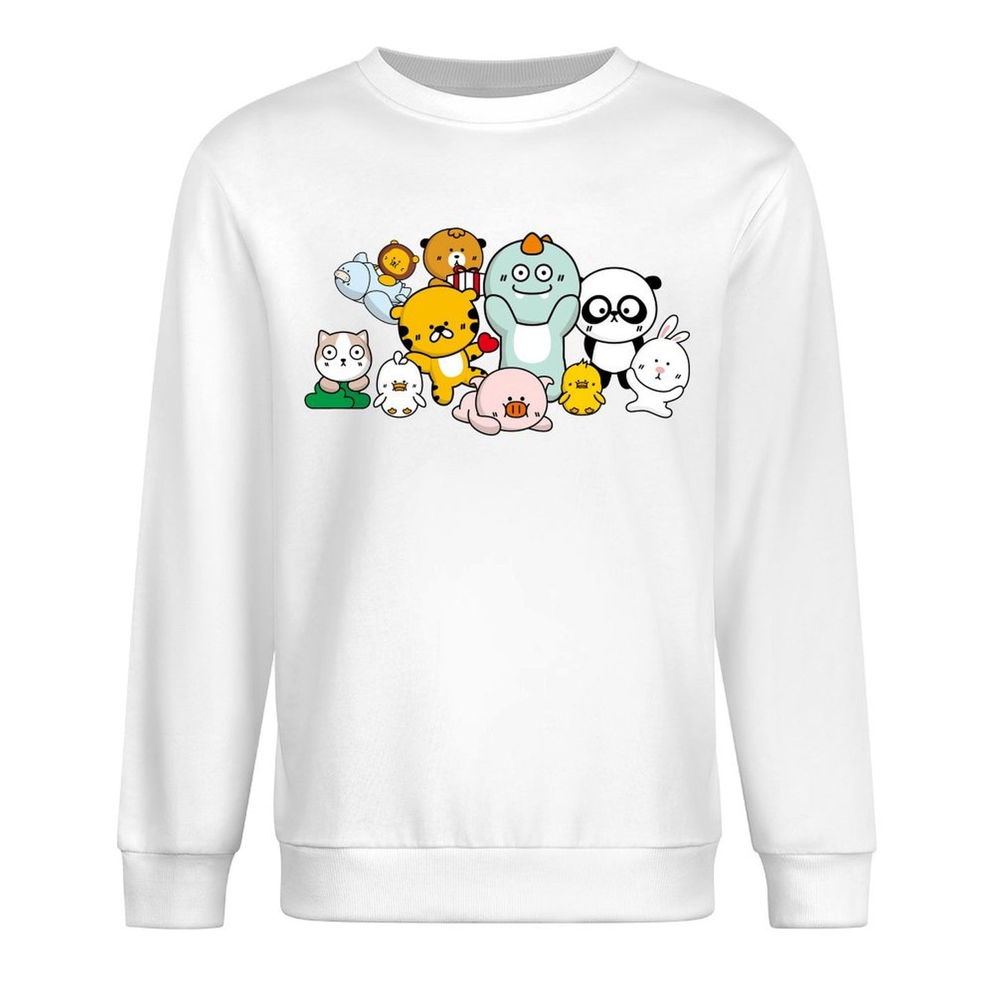 Front Patterned Long Sleeve TopBold Soft