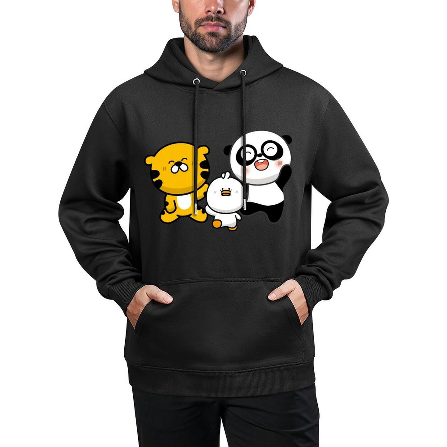 IPBR 250g Hooded Pocket Sweatshirt Front GraphicMen's Hooded  Sweatshirt4001314
