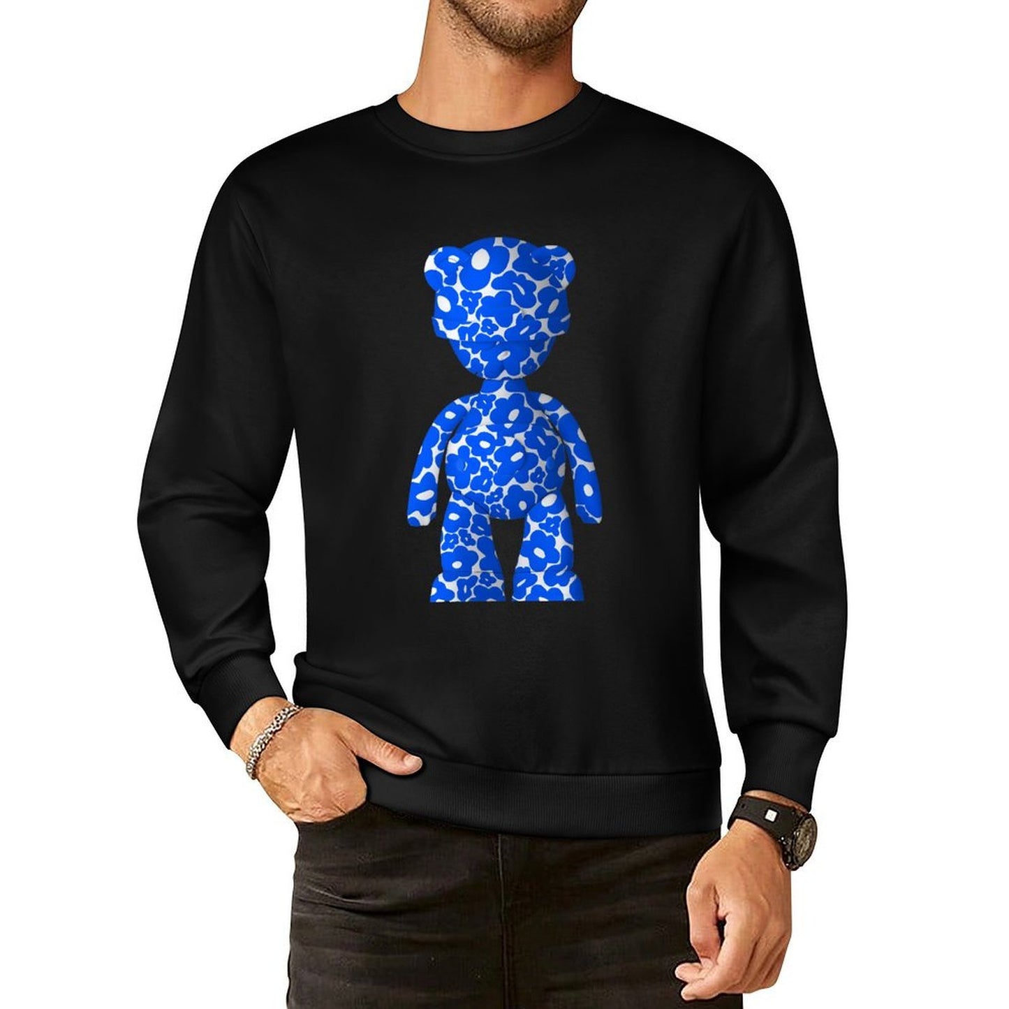 Long Sleeve With Front PatternHeat-Transfer RelaxFit