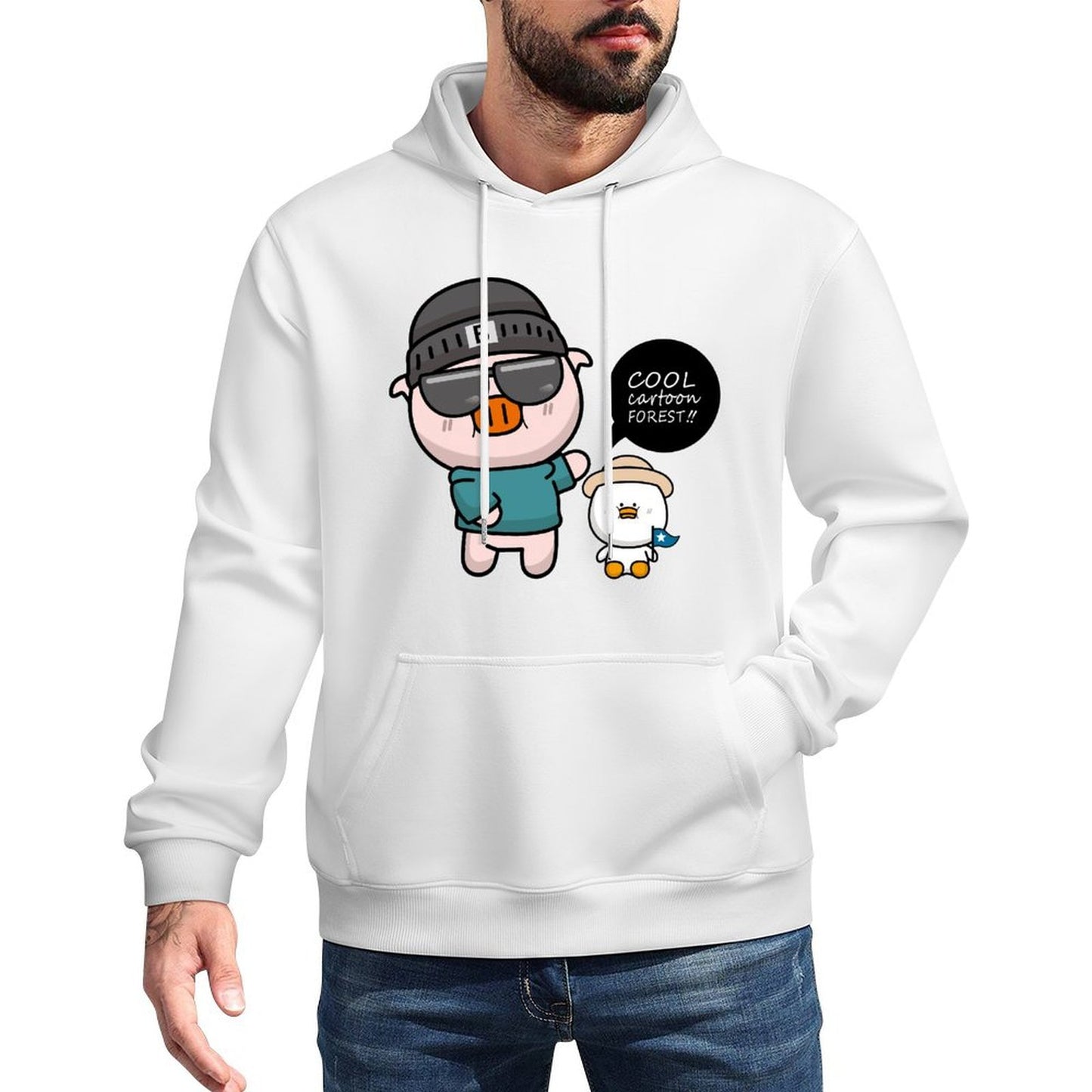 IPBR 250g Hooded Pocket Sweatshirt Front GraphicMen's Hooded  Sweatshirt4001268