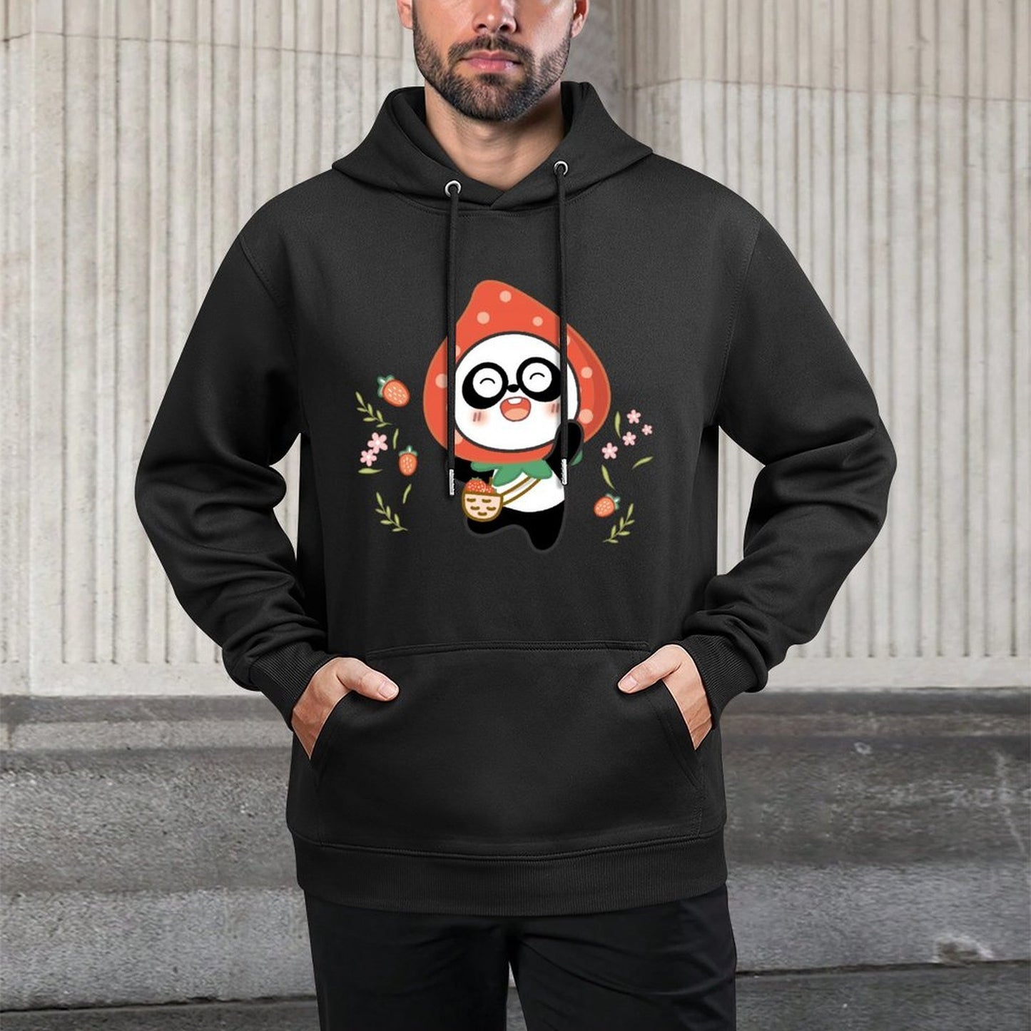 IPBR 250g Hooded Pocket Sweatshirt Front GraphicMen's Hooded  Sweatshirt4000378