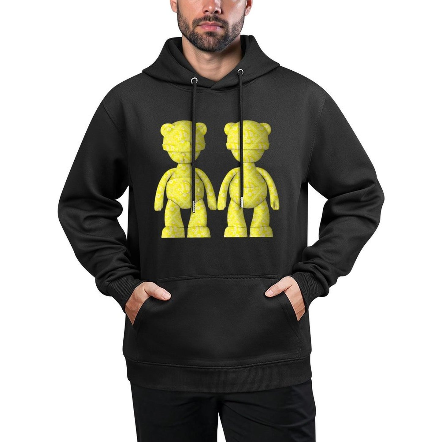IPIB 250g Hooded Pocket Sweatshirt Front GraphicMen's Hooded  Sweatshirt6000147-1