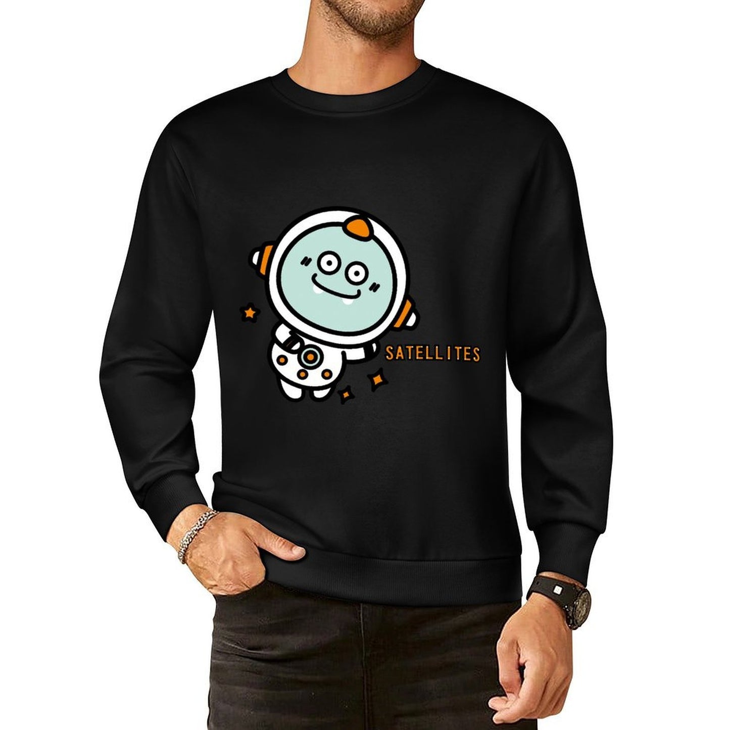 IPBR 250g Crew Neck Long Sleeve Sweatshirt Front GraphicCrew Neck Long Sleeve Sweatshirt4001216