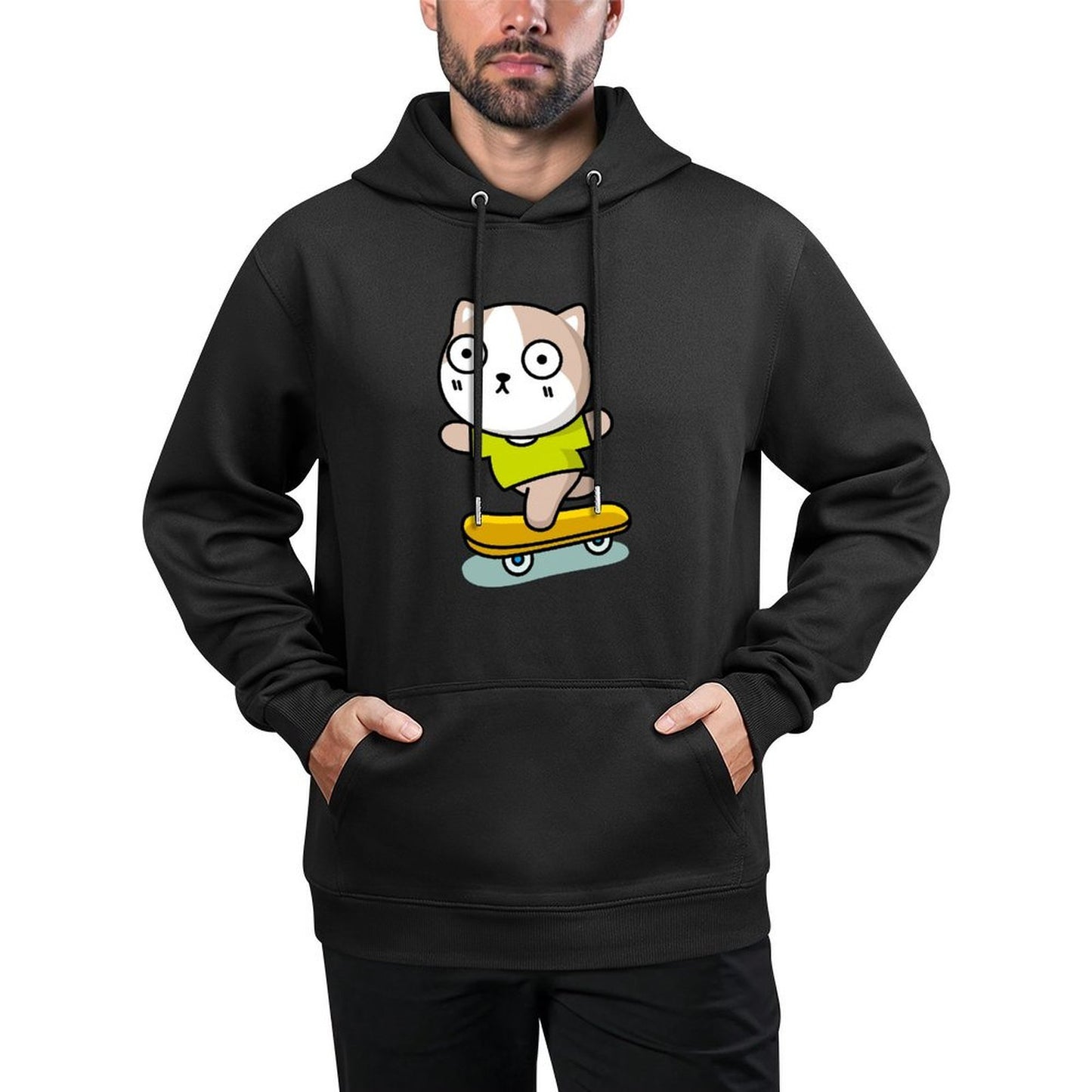 IPBR 250g Hooded Pocket Sweatshirt Front GraphicMen's Hooded  Sweatshirt4000400