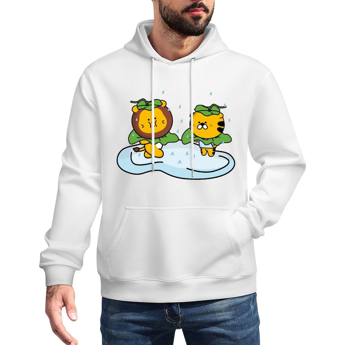 IPBR 250g Hooded Pocket Sweatshirt Front GraphicMen's Hooded  Sweatshirt4001335