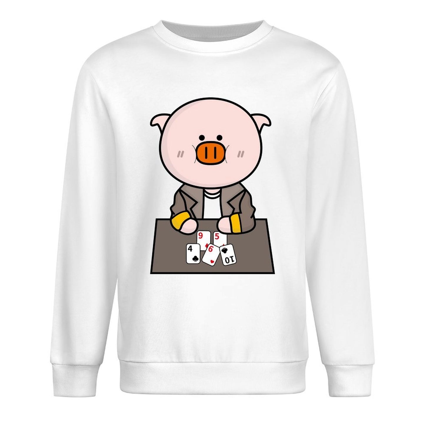 Front Patterned Long Sleeve TopEverydayWear Studio