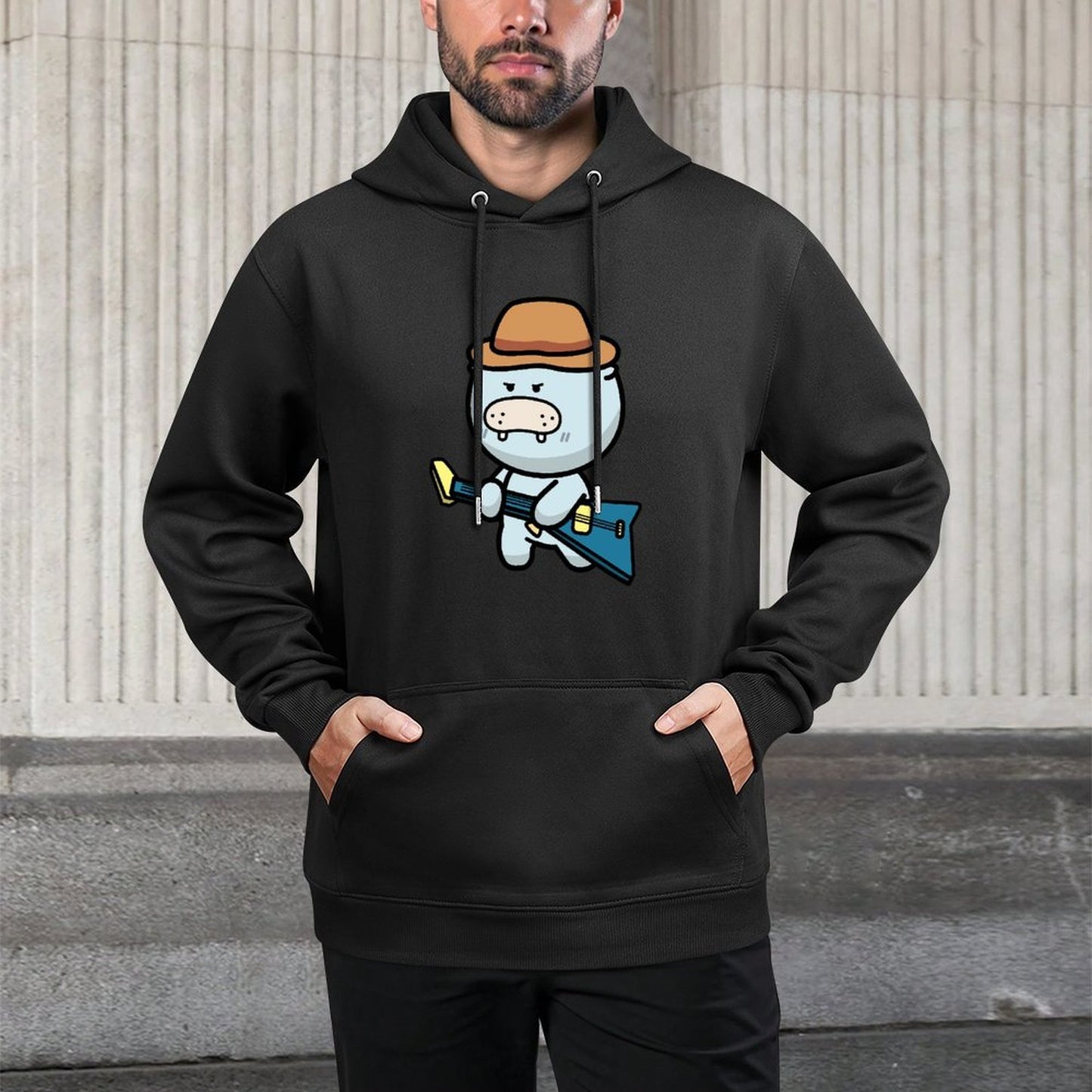 IPBR 250g Hooded Pocket Sweatshirt Front GraphicMen's Hooded  Sweatshirt4000207