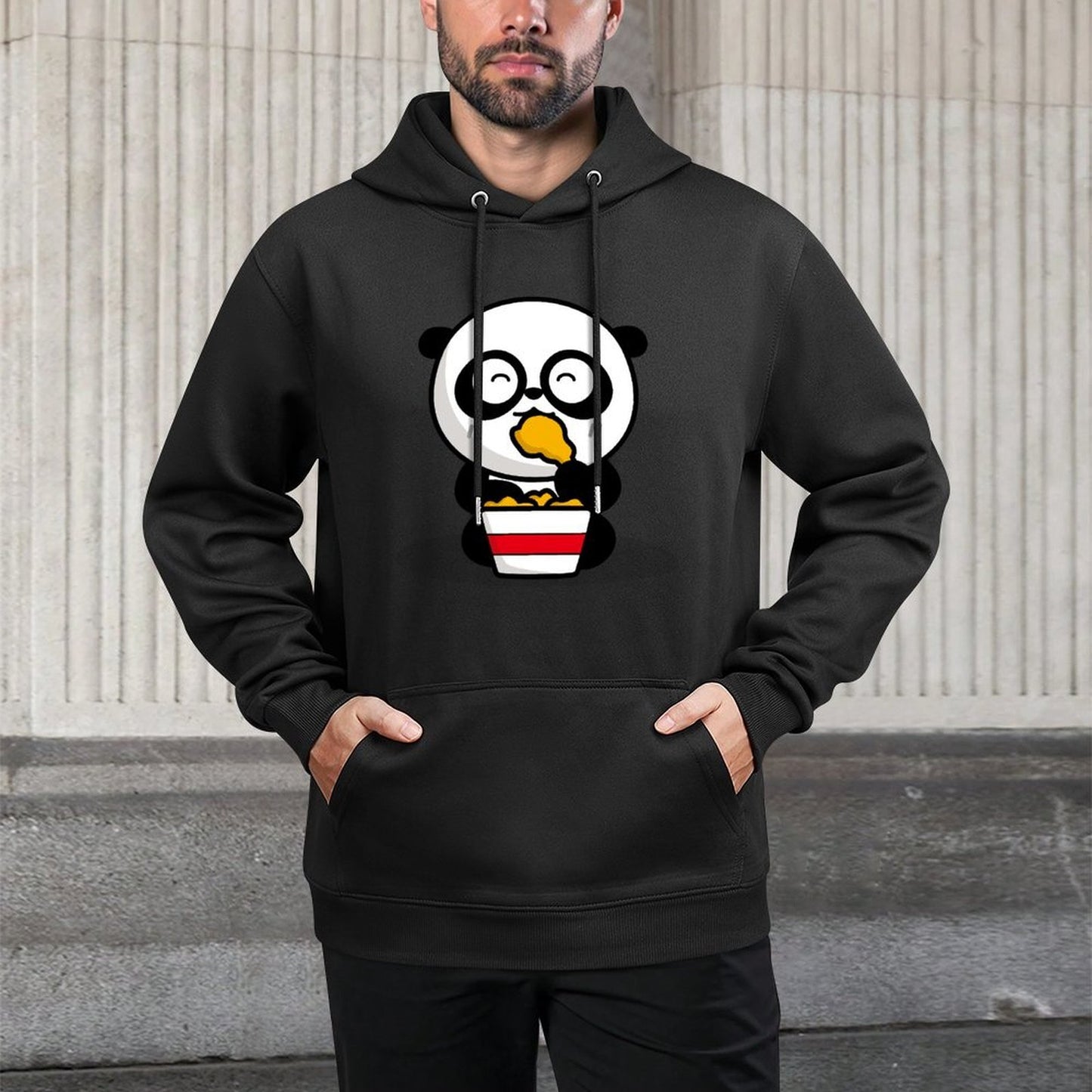 IPBR 250g Hooded Pocket Sweatshirt Front GraphicMen's Hooded  Sweatshirt4000334